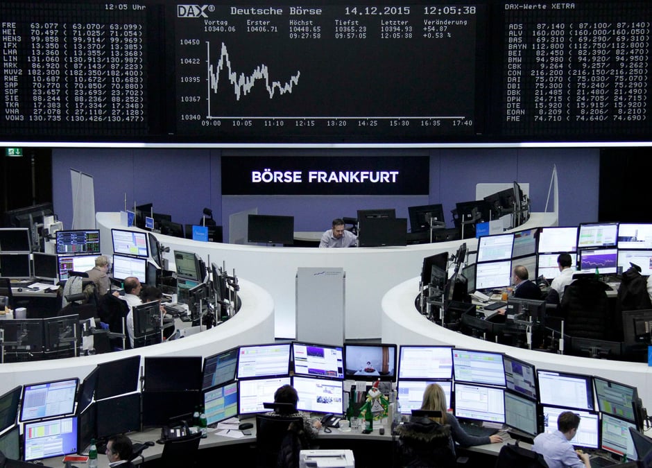 Forte hausse des marches actions de la zone euro en 2016