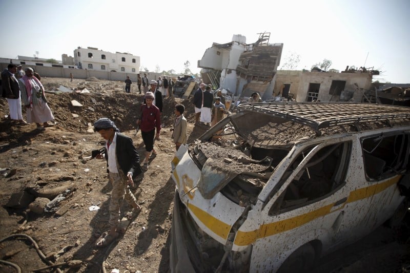 L'iran accuse l'arabie saoudite d'avoir bombarde son ambassade a sanaa