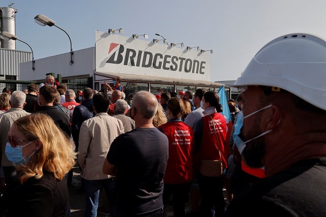 bridgestone, crise