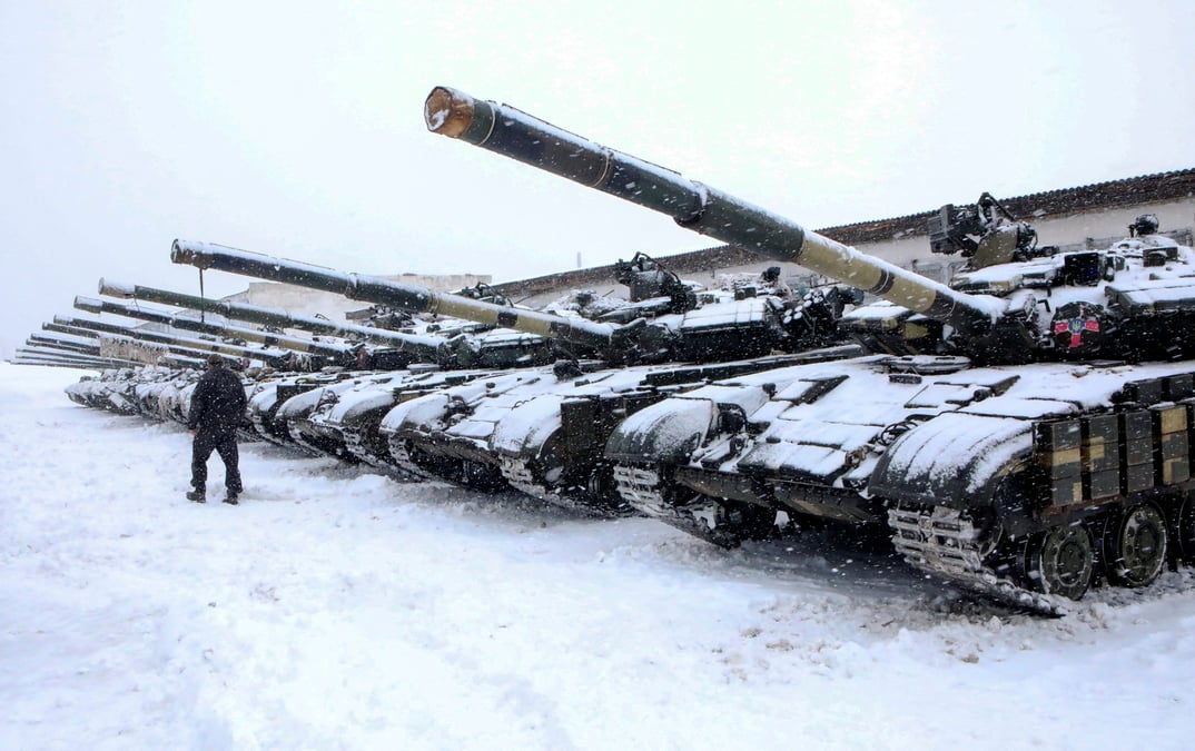Gaz, Ukraine, Russie, chars, tanks,