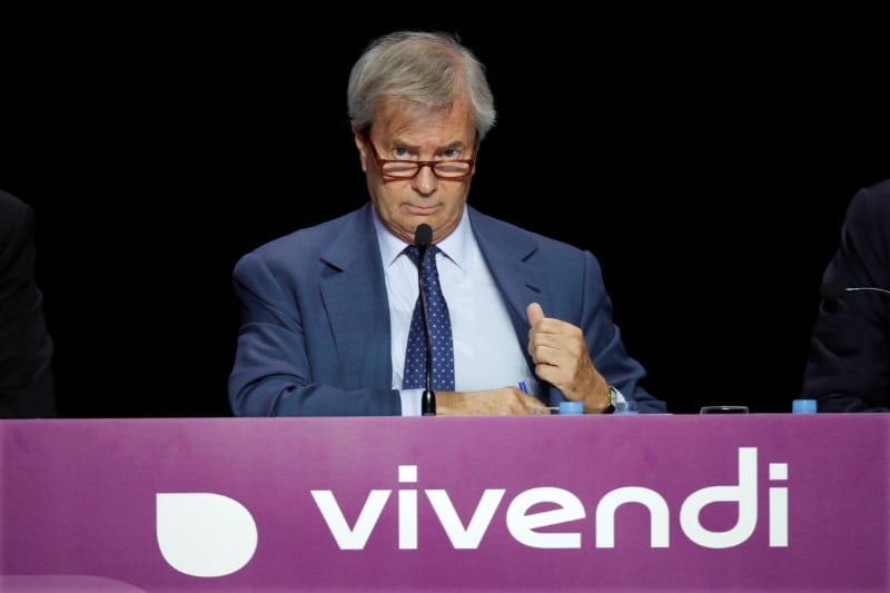Bollore a plus de 24% de vivendi, selon des declarations reglementaires