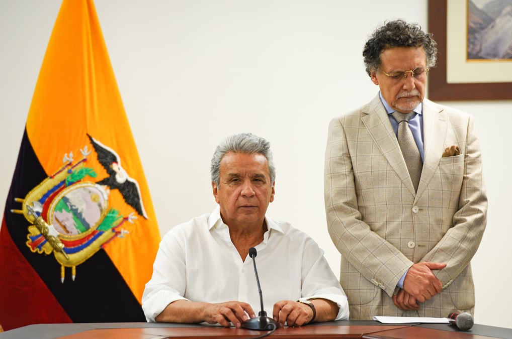 Equateur: le gouvernement delocalise sur fond de manifestations violentes