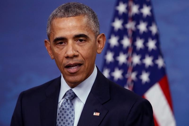 Barack obama voit des progres dans la lutte contre l'ei