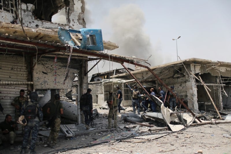 L'etat islamique ne tient plus que quelques rues a mossoul