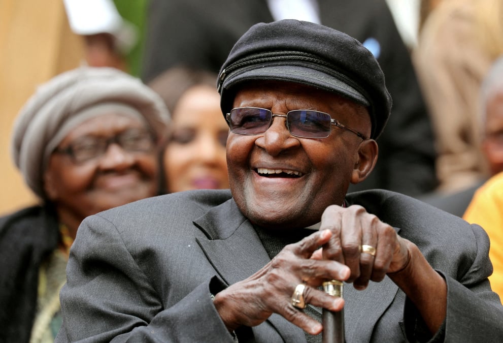 Deces a 90 ans de l'archeveque desmond tutu, militant sud-africain contre l'apartheid