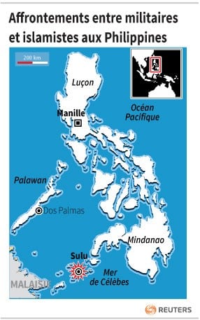 Affrontements entre militaires et islamistes aux philippines