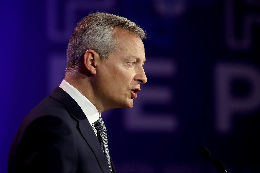 Le ministre français des Finances, Bruno Le Maire compte parmi les défenseurs e la taxe sur les transactions financières.
