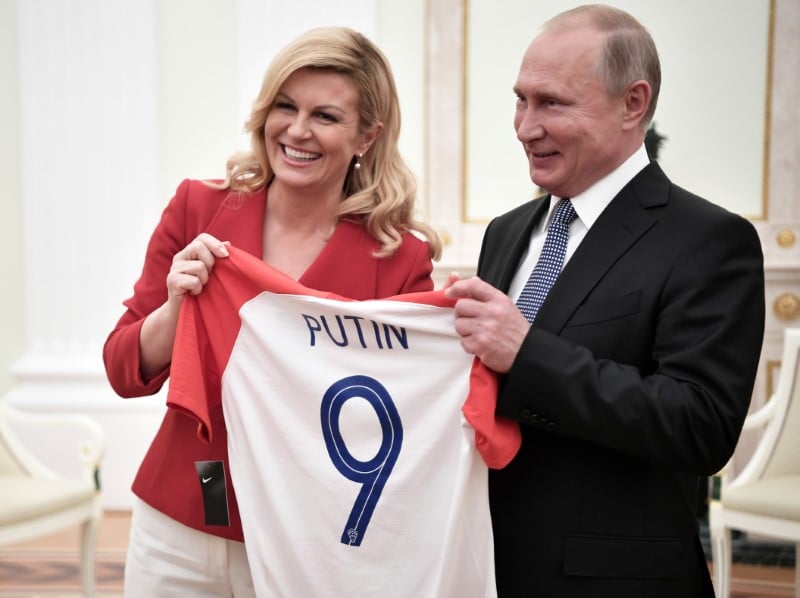 Mondial: la presidente croate saluee pour son esprit sportif