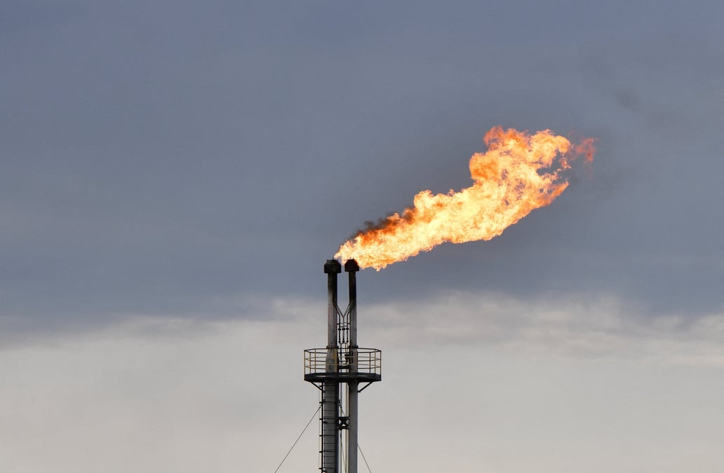 Une installation petroliere en russie