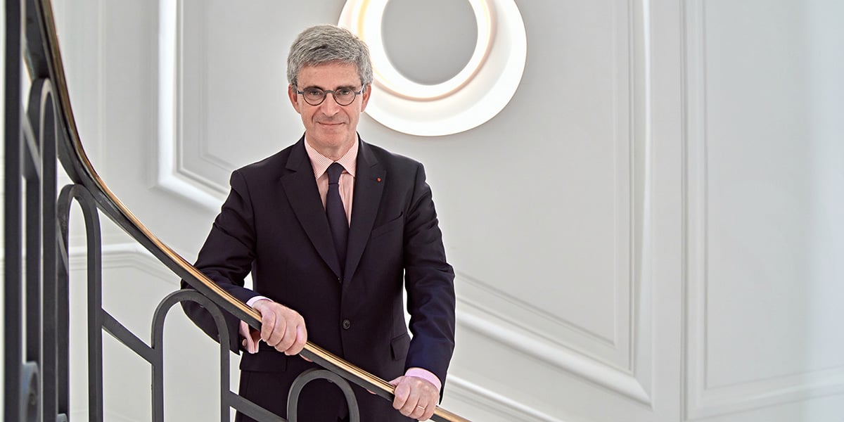 Le directeur général, Bruno Angles, au siège parisien du groupe, le 23 mai.