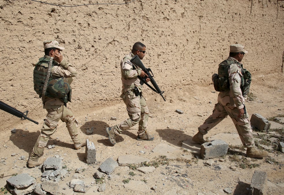 L'armee irakienne entre dans une ville strategique de l'ouest du pays