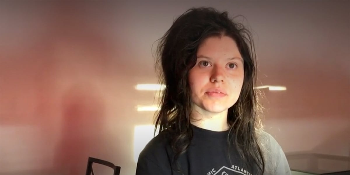 Gaëlle Boulestin quelques semaines après son évasion.