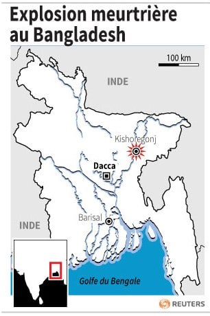 Explosion meurtriere au bangladesh