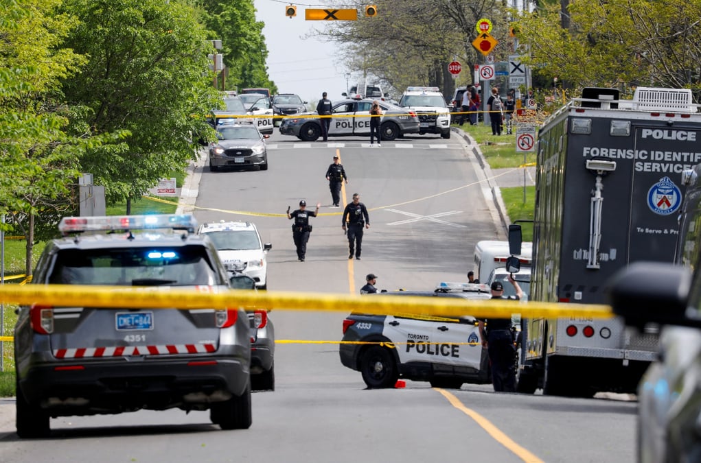 Canada : la police abat un homme arme qui se trouvait pres d'une ecole primaire de toronto