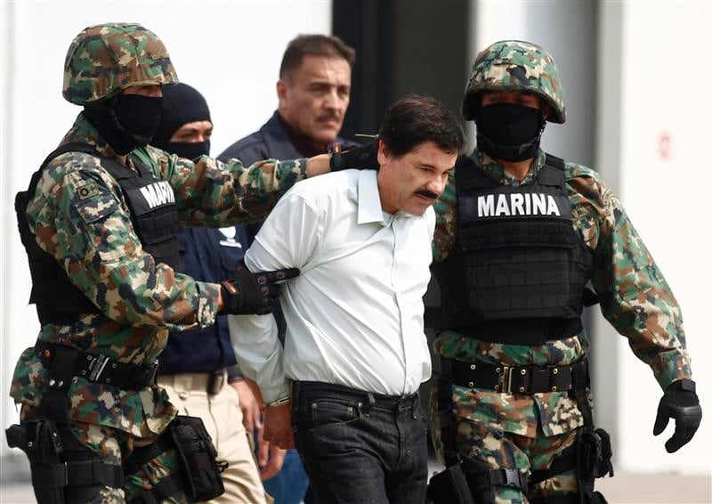 Arrestation du baron de la drogue "Shorty" Guzman au Mexique