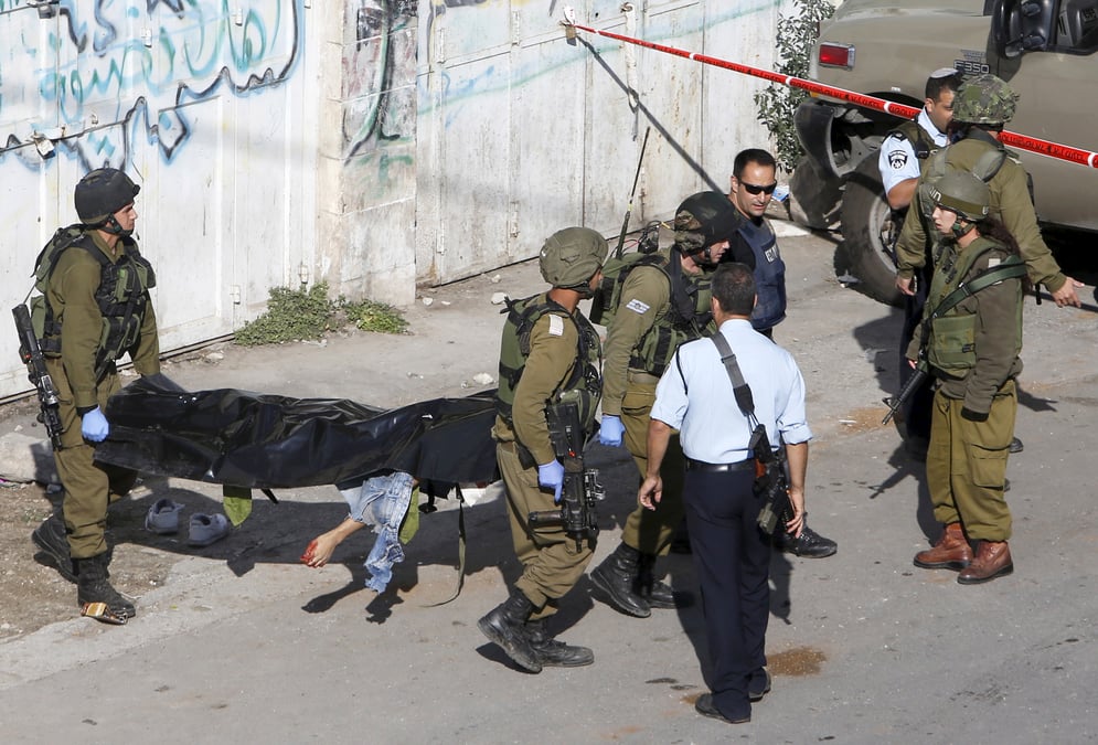 Deux palestiniens armes de couteaux tues en cisjordanie