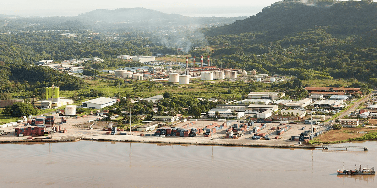 Guyane, Degrad des Cannes, centrale thermique