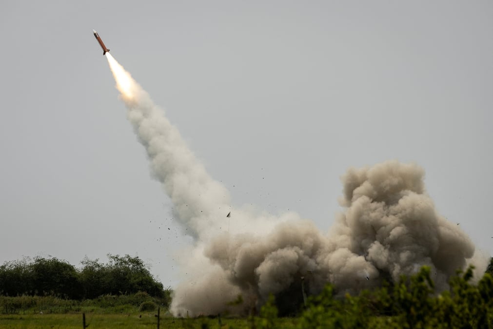 Un systeme de missiles aeriens patriot