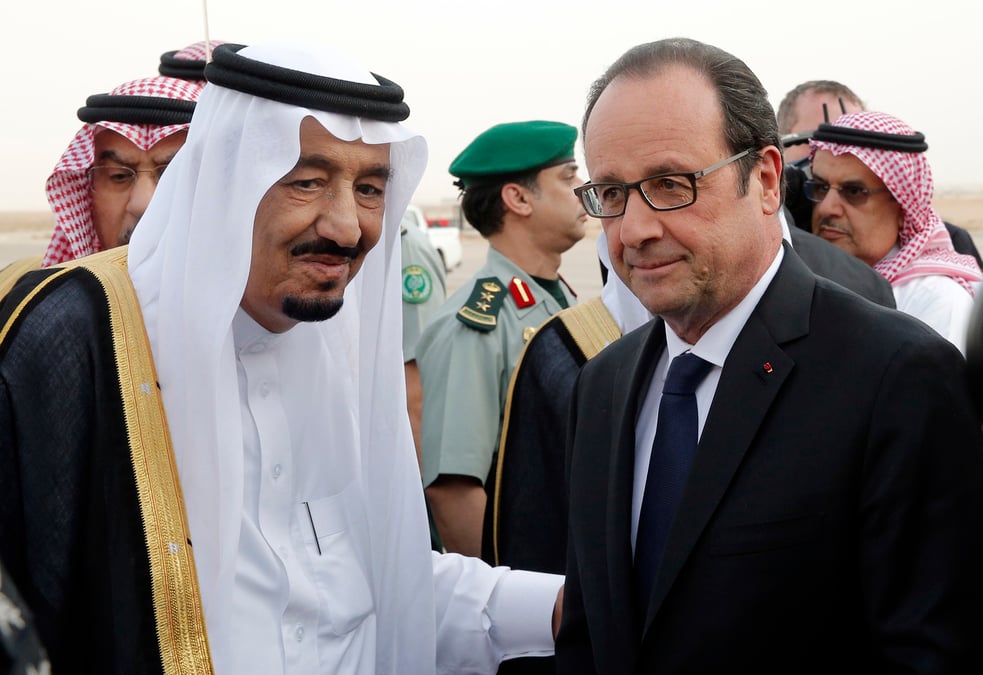 Hollande a ryad evoque l'iran