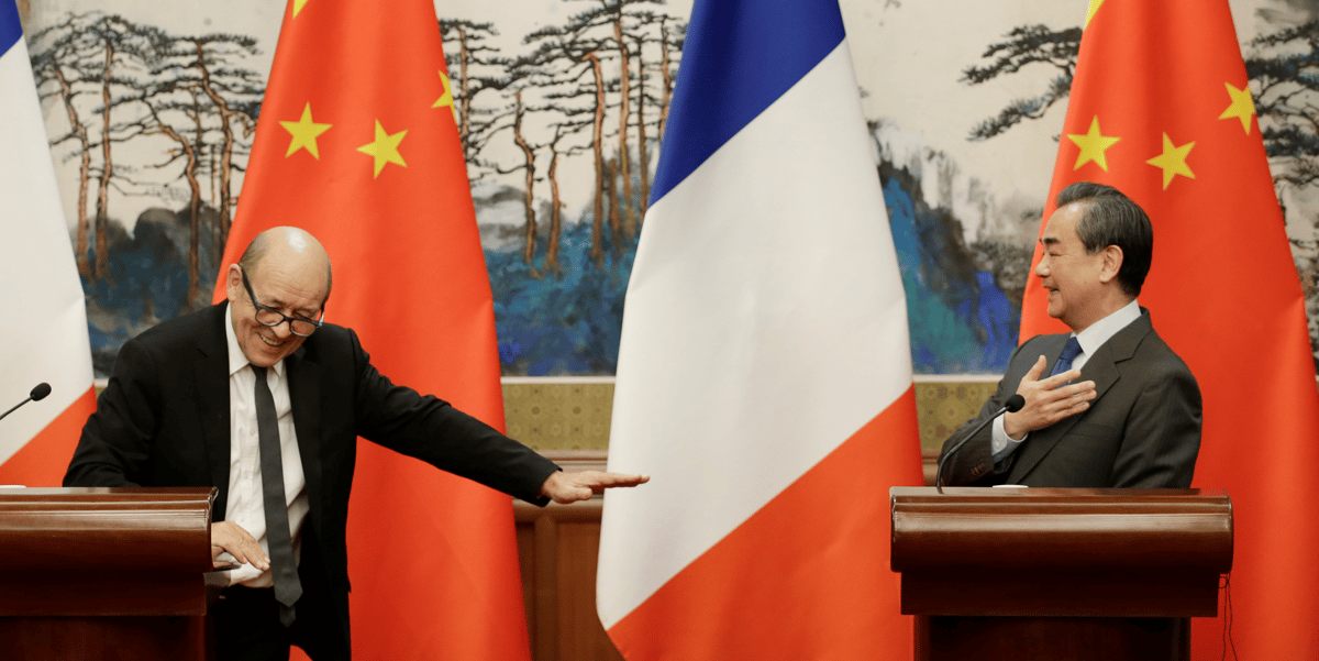 France Chine Le Drian