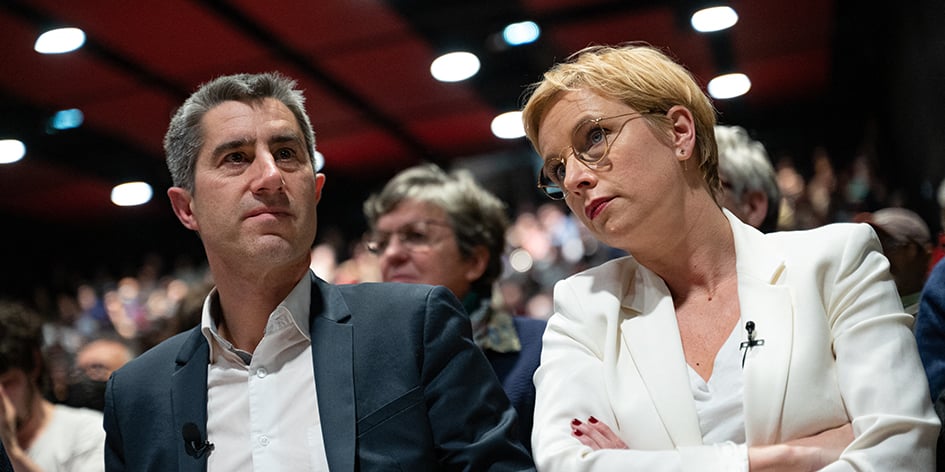 Les députés LFI François Ruffin et Clémentine Autain, qui se démarquent de la ligne mélenchoniste.