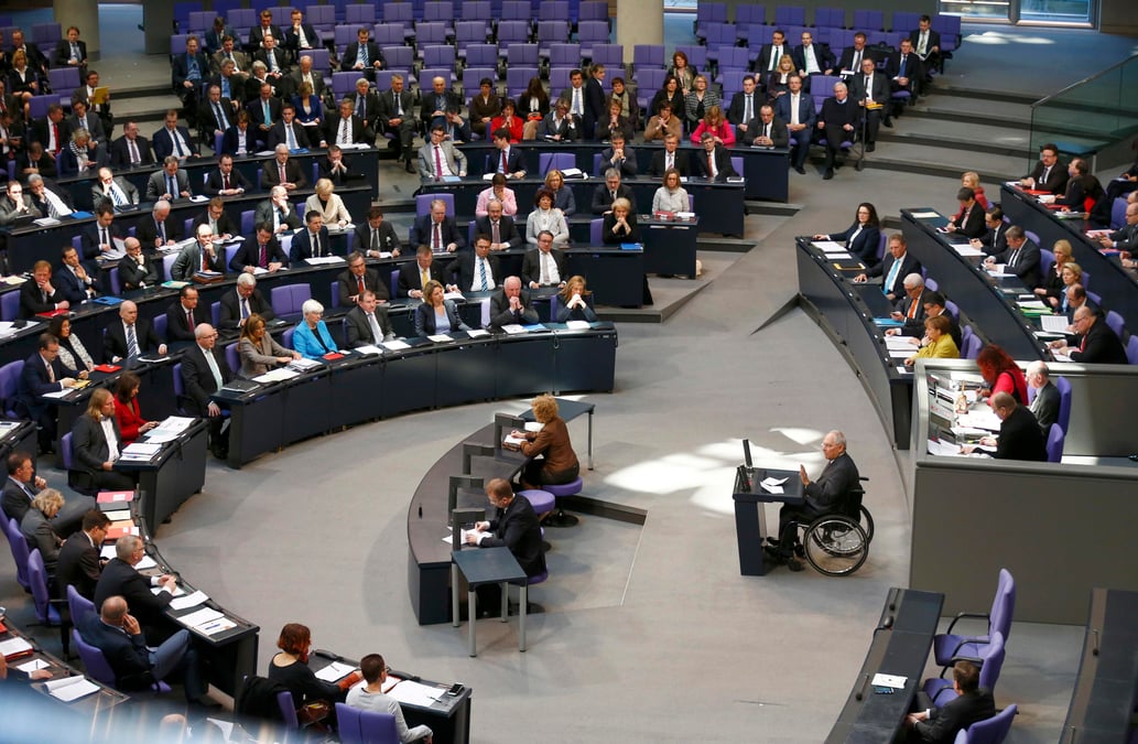 Le bundestag vote sur la prolongation de l'aide a la grece