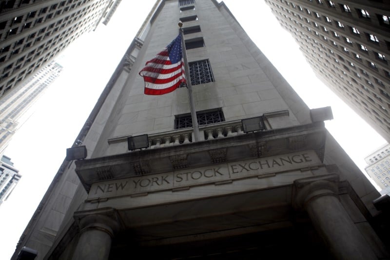 Ouverture en ordre disperse a wall street