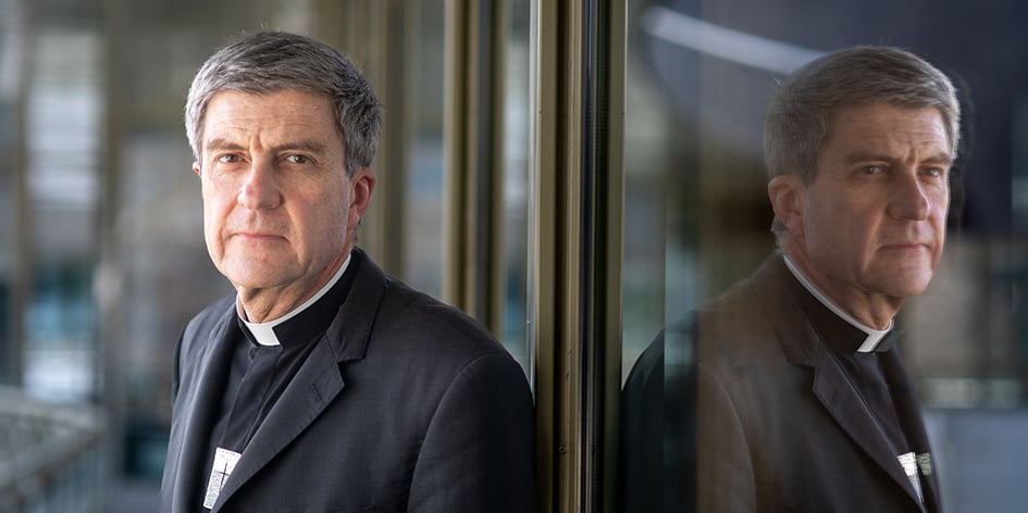 L’archevêque de Reims, à Lourdes, le 20 mars.