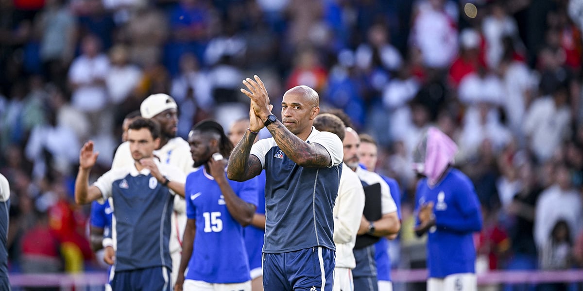 Thierry Henry vendredi après la défaite de la France face à l’Espagne en finale des Jeux.