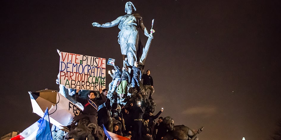 Après l'attentat, les mobilisations en soutien à Charlie Hebdo se sont multipliées.