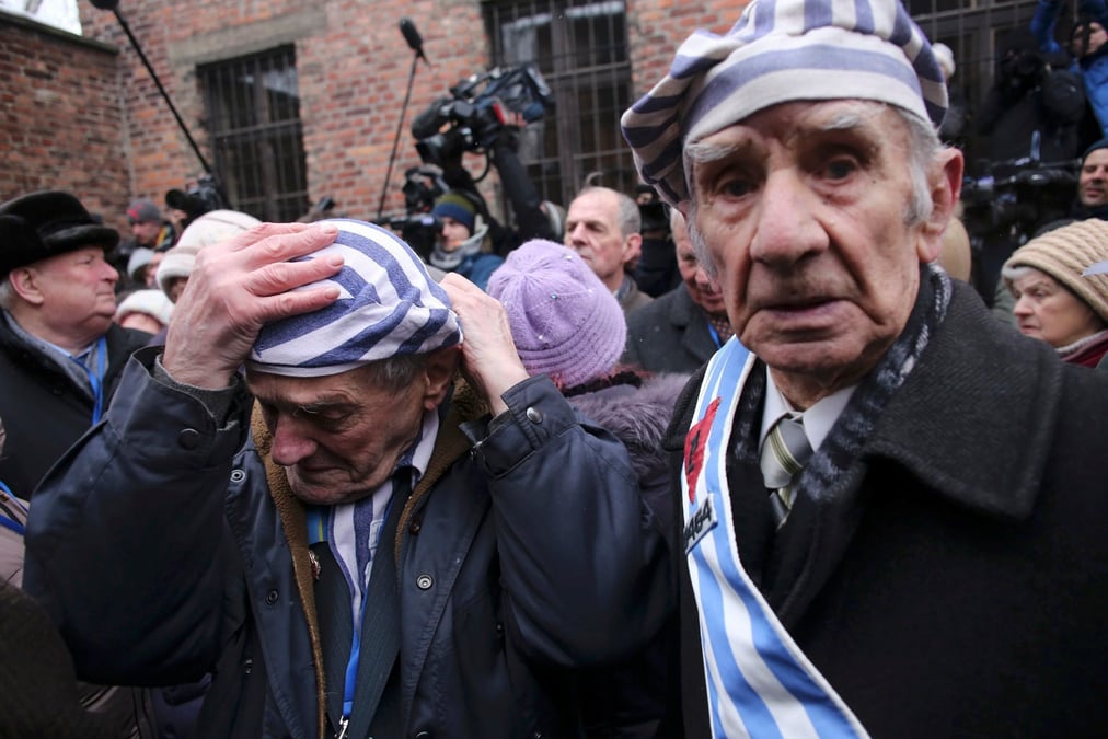 70e anniversaire de la liberation d'auschwitz