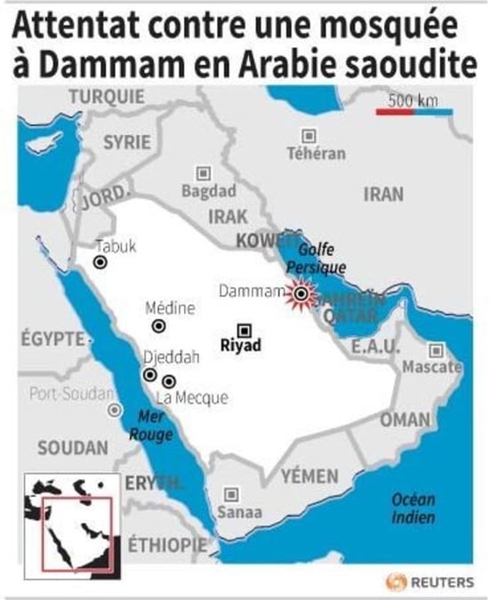 Attentat contre une mosquee a dammam en arabie saoudite