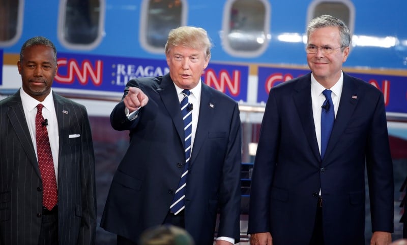 Donald trump au centre du deuxieme debat republicain