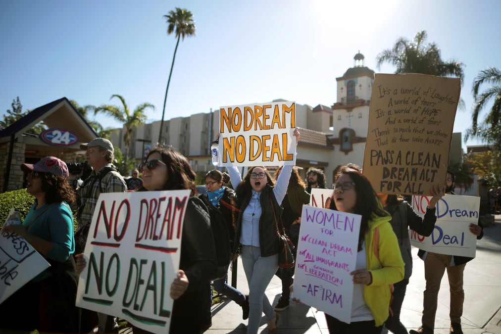 Les "dreamers" decus par l'absence de loi sur l'immigration