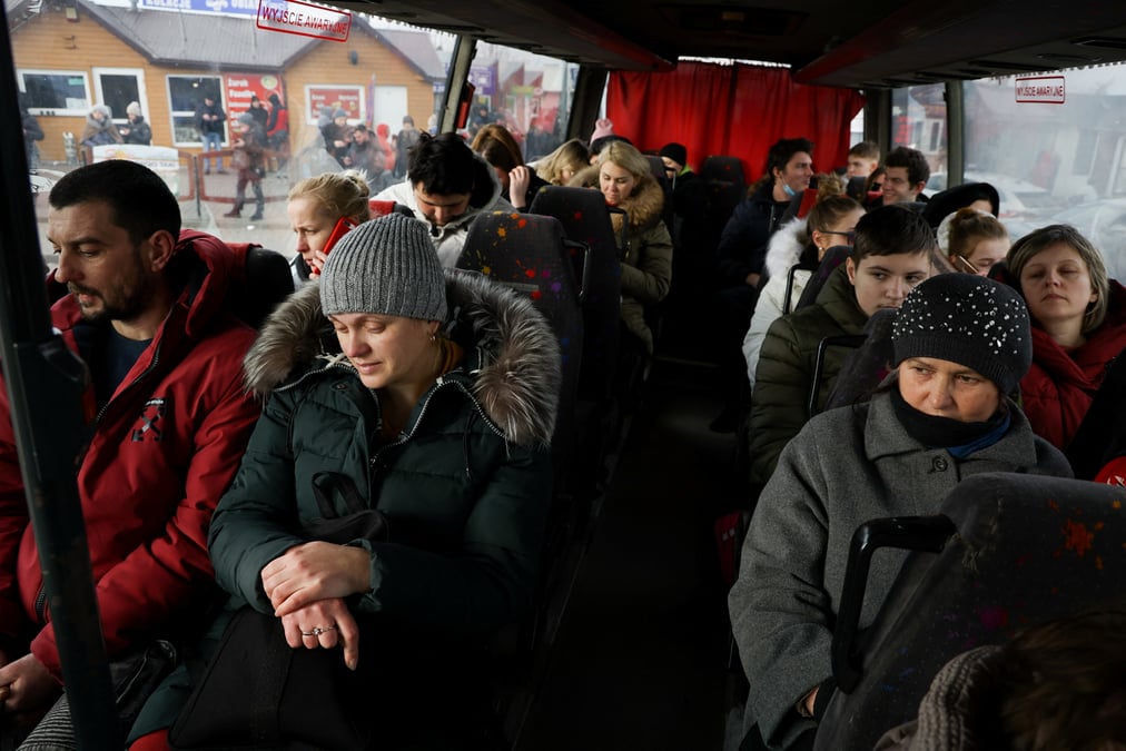 Des milliers d'ukrainiens fuient vers l'ue