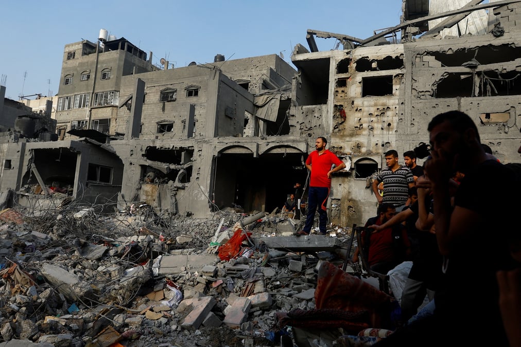Suite des frappes israeliennes a khan younis