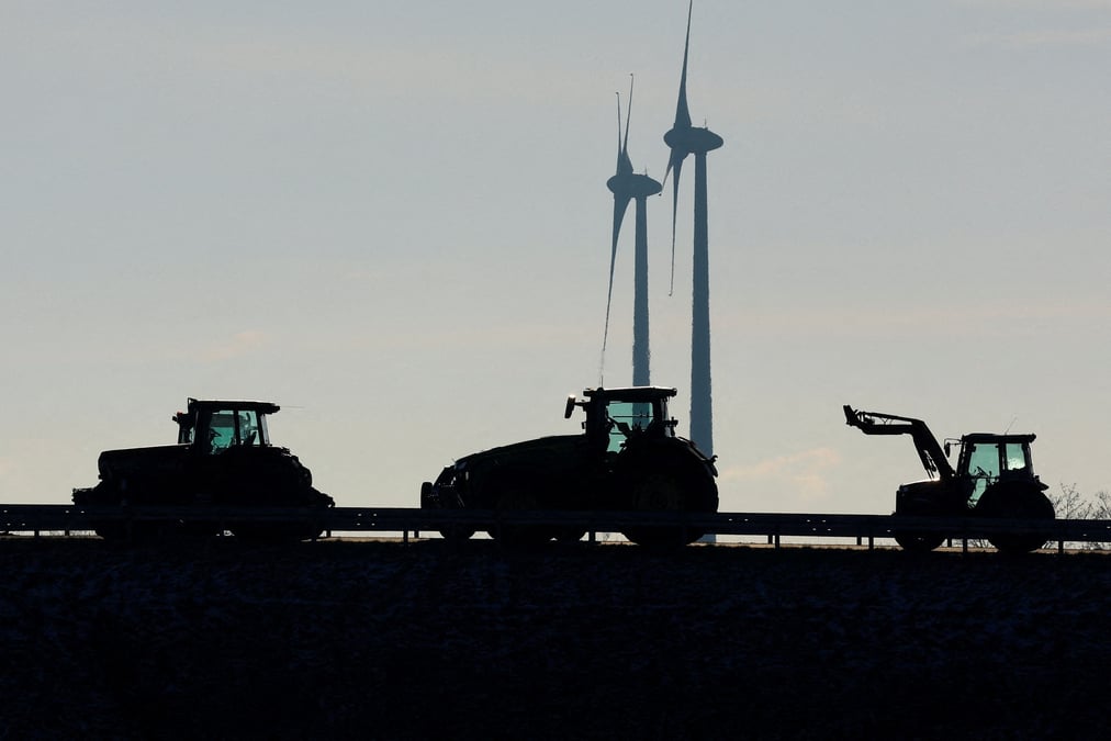 Des tracteurs a vehlefanz, allemagne