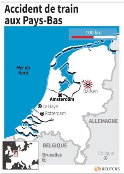 Accident de train aux pays-bas