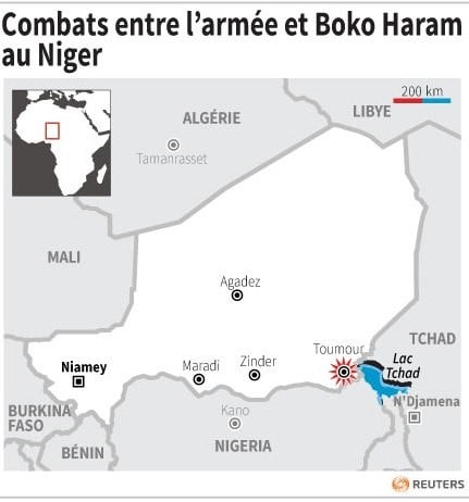 Combats entre l'armee et boko haram au niger