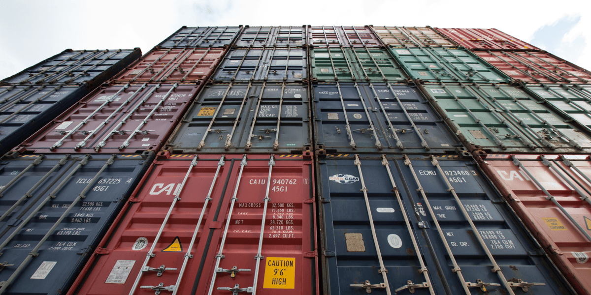 Containers, conteneurs, Le Havre, commerce extérieur, déficit, France, fret maritime, transport de marchandises,