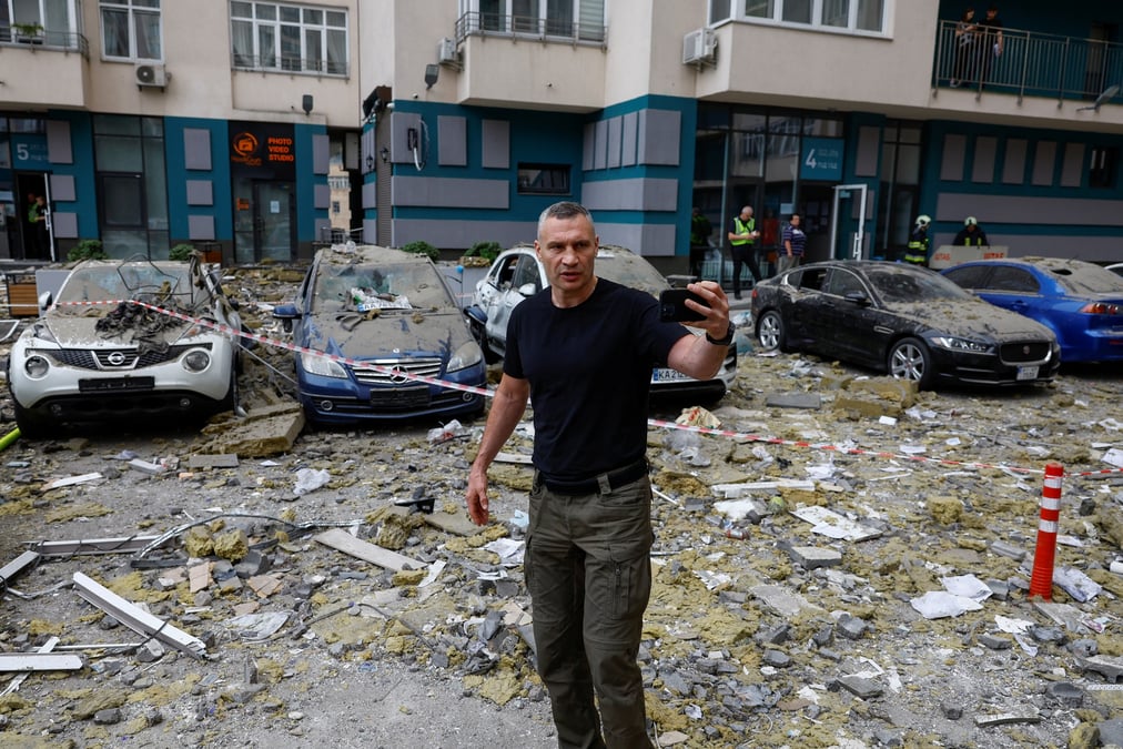 Consequences des frappes de missiles russes a kyiv