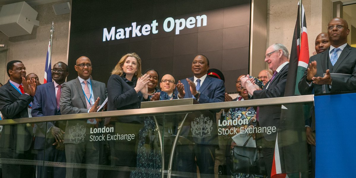 Kenyatta à la Bourse de Londres