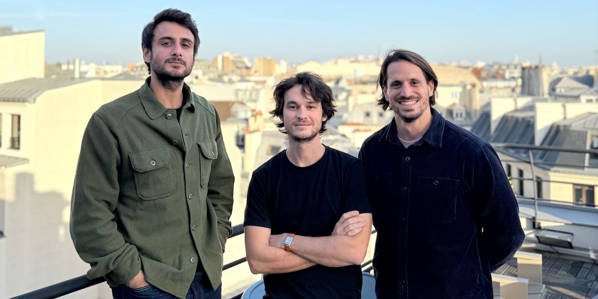Les cofondateurs de Linkup : Boris Toledano (COO), Philippe Mizrahi (CEO) et Denis Charrier (CTO)