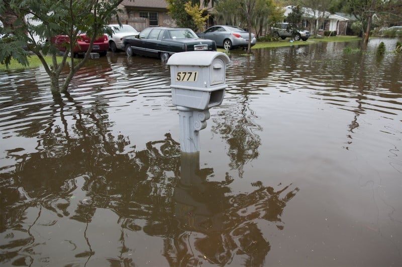 Pluies diluviennes en caroline du sud