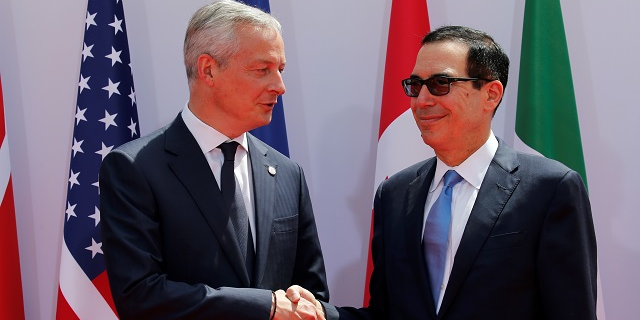 "Nous avons commencé le G7 dans la tension et nous finissons avec un accord" a répété Bruno Le Maire lors de la conférence de presse.
