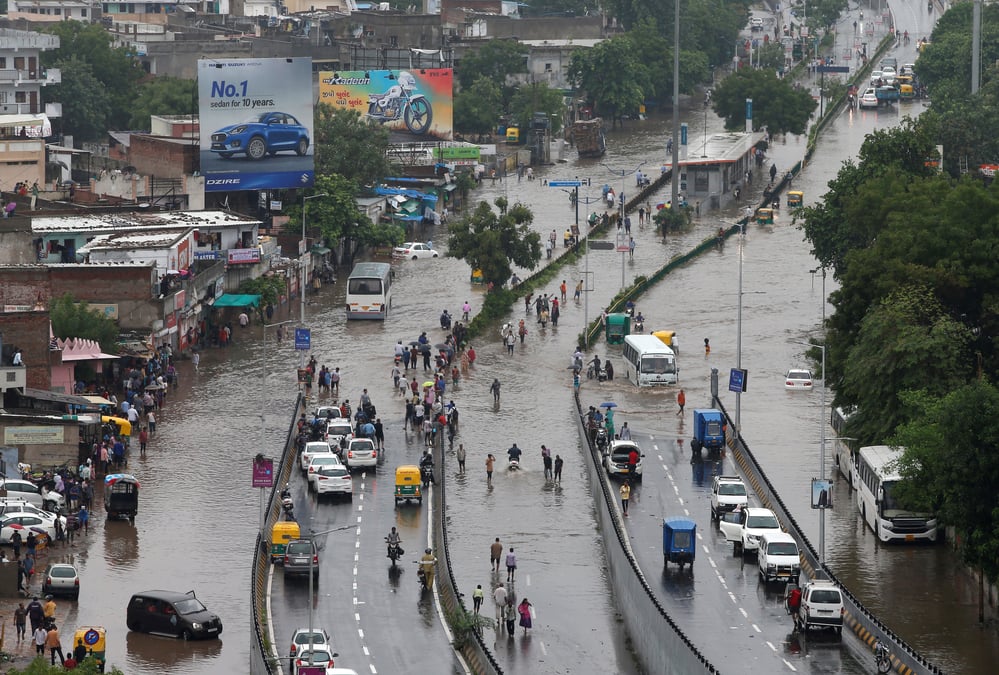 Des inondations en inde font 95 morts