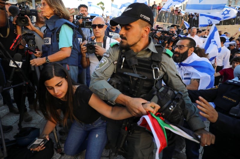 Israel: des nationalistes marchent a jerusalem-est, ravivant les tensions