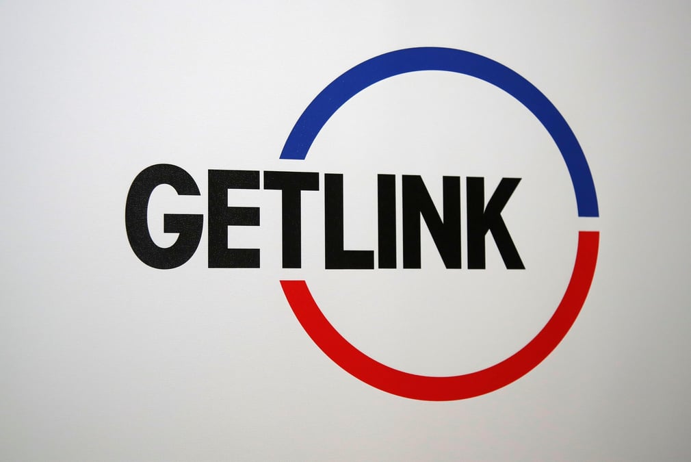Le logo de l'operateur du tunnel sous la manche getlink