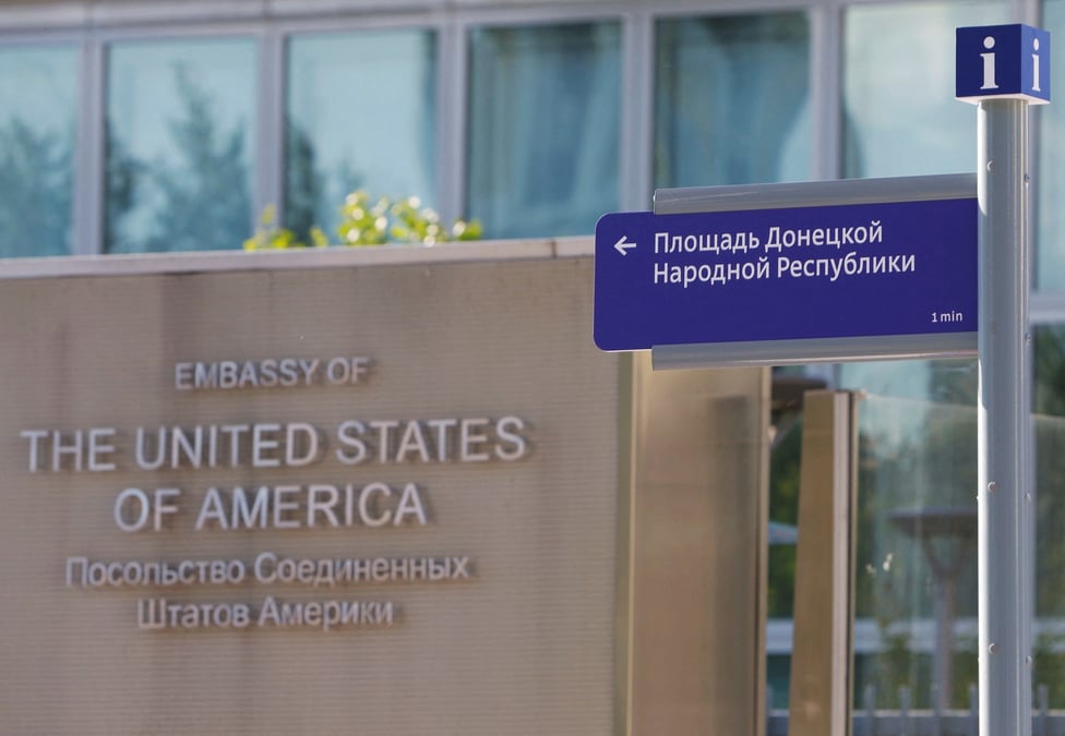 L'ambassade des etats-unis a moscou, en russie