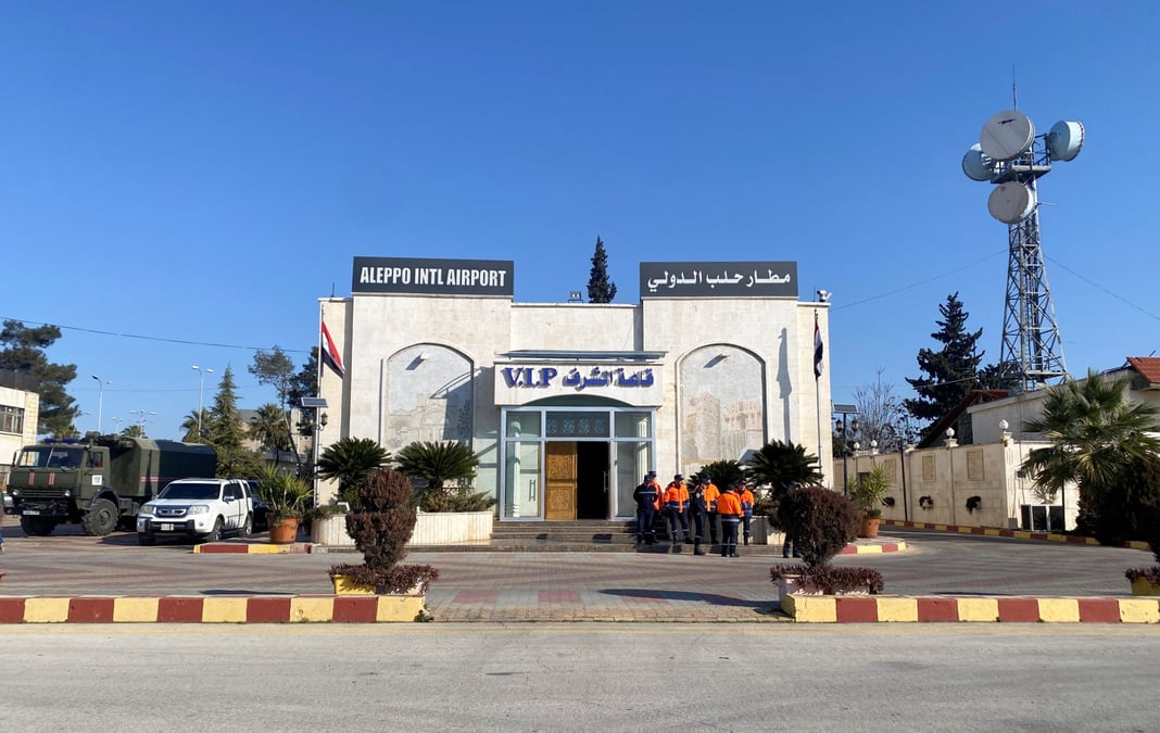 L'aéroport d'Alep en Syrie (photo d'illustration).